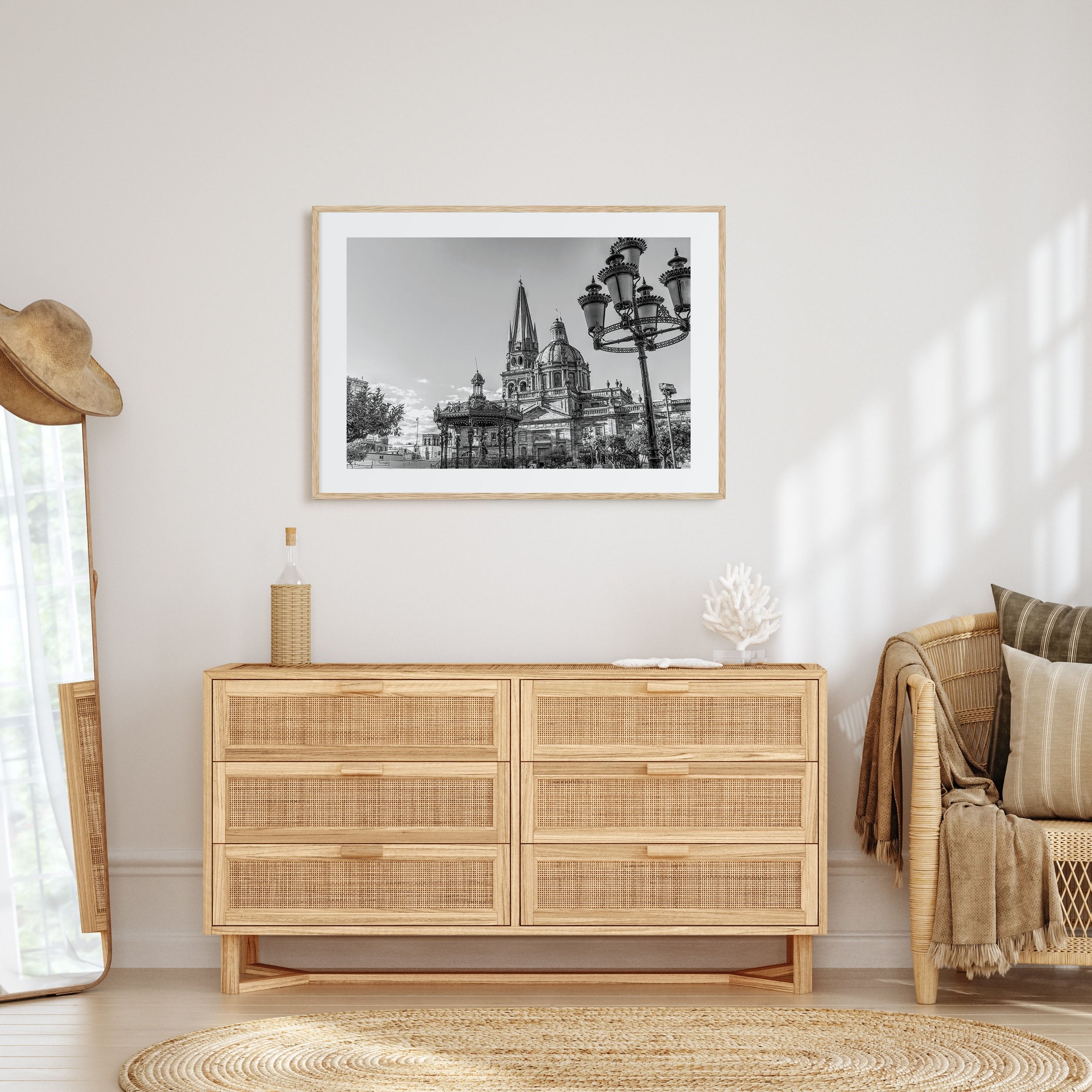 Jalisco Landscape B&W Poster