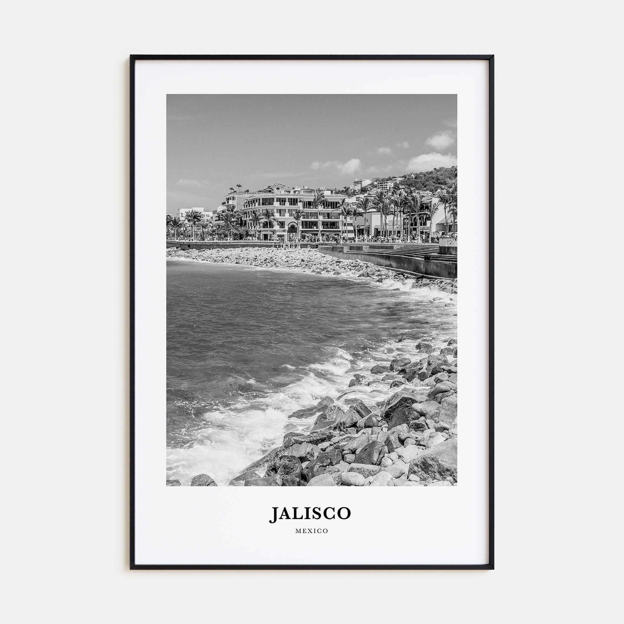 Jalisco Portrait B&W No 2 Poster