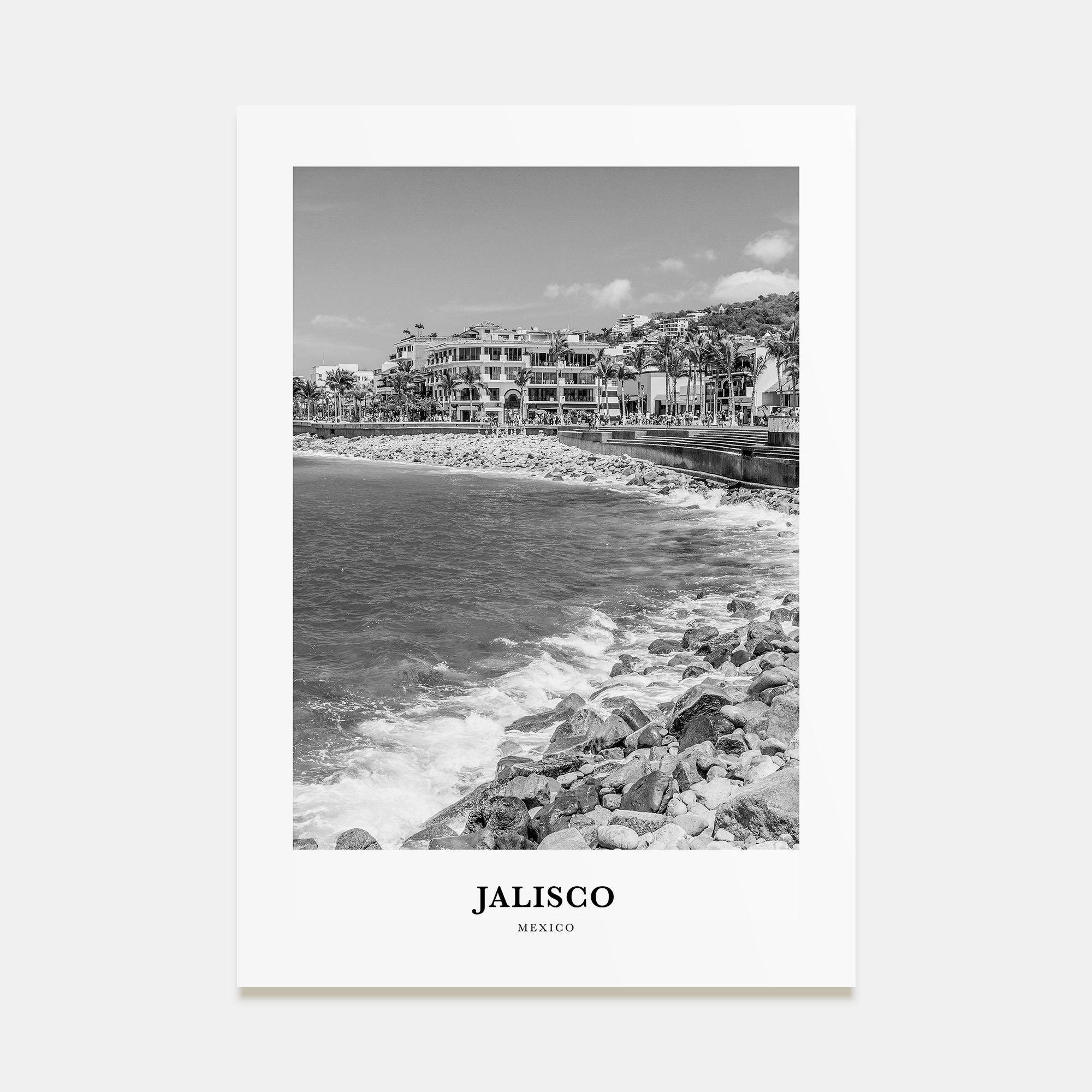 Jalisco Portrait B&W No 2 Poster