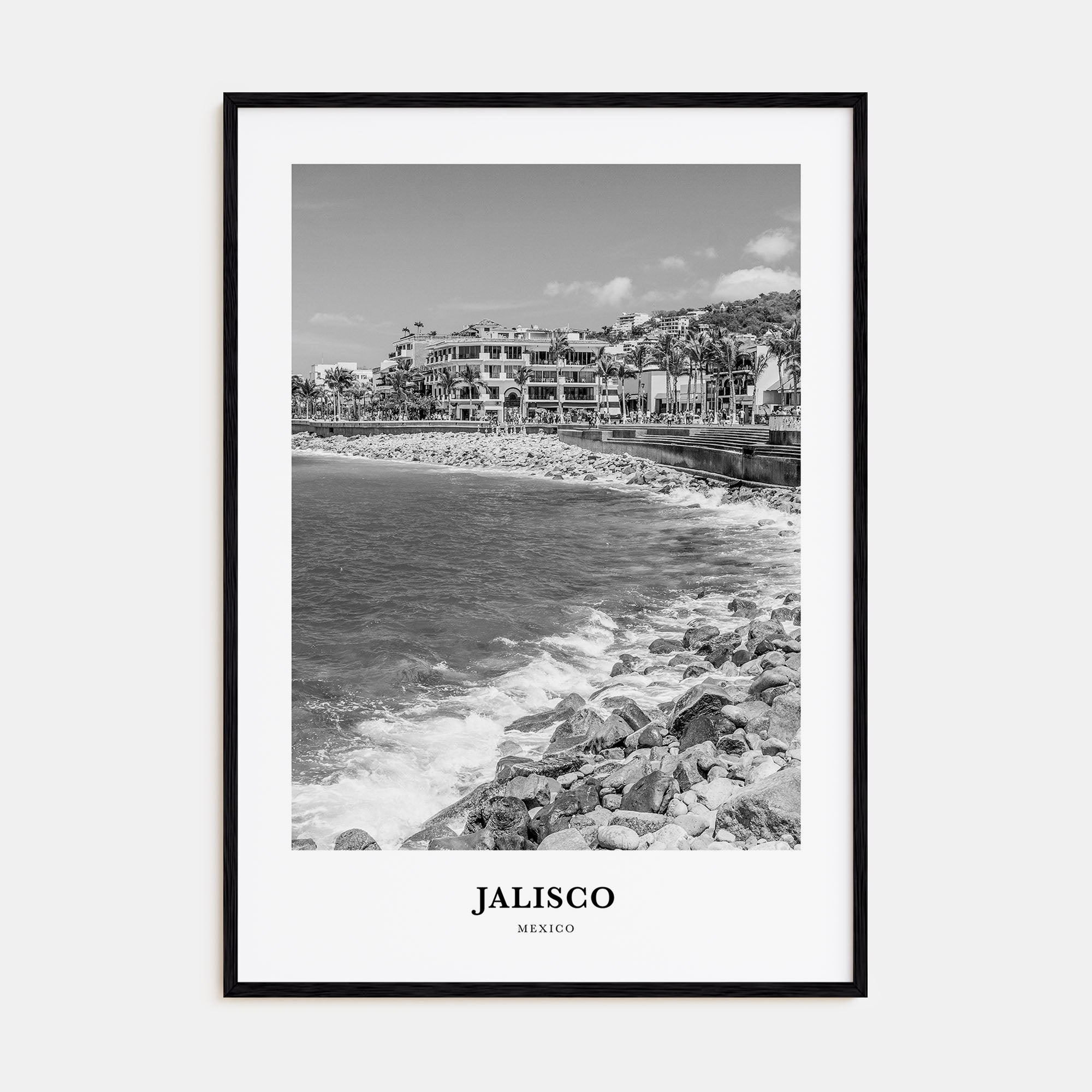 Jalisco Portrait B&W No 2 Poster