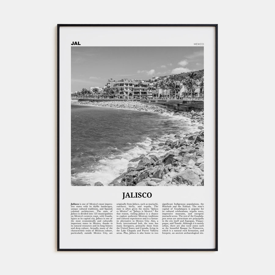 Jalisco Travel B&W No 1 Poster