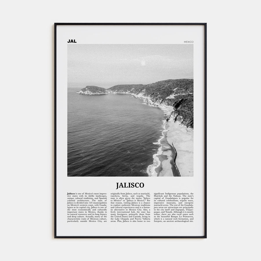 Jalisco Travel B&W No 2 Poster