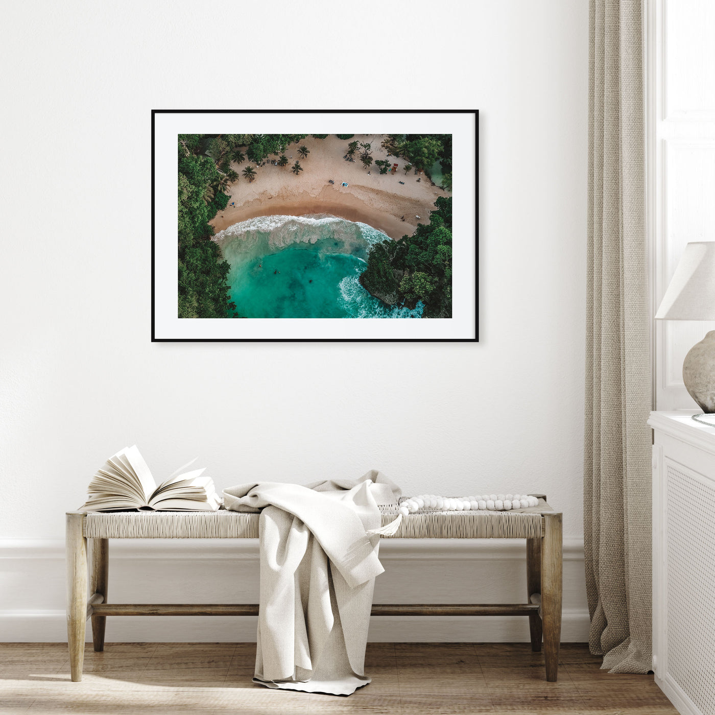 Jamaica Landscape Color Poster