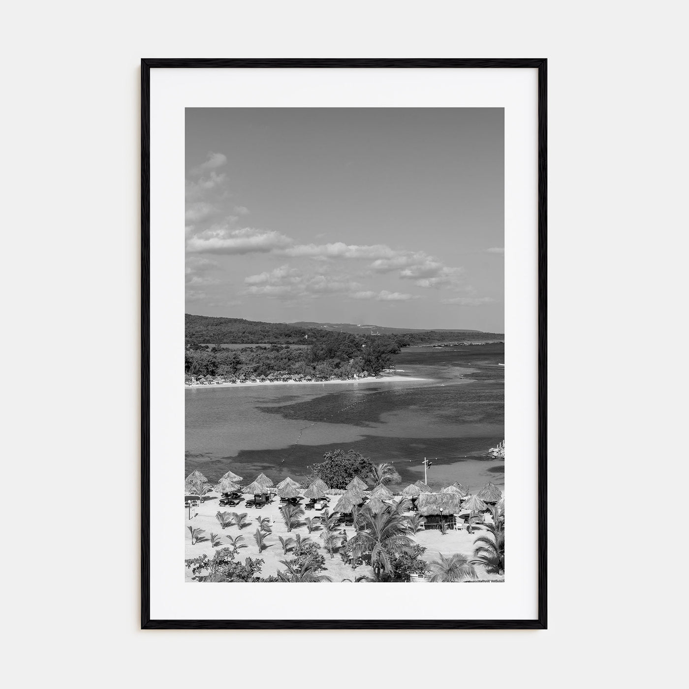 Jamaica Photo B&W Poster