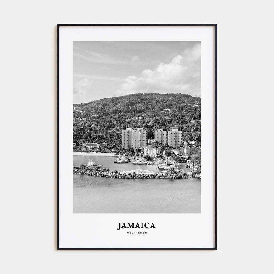 Jamaica Portrait B&W No 1 Poster