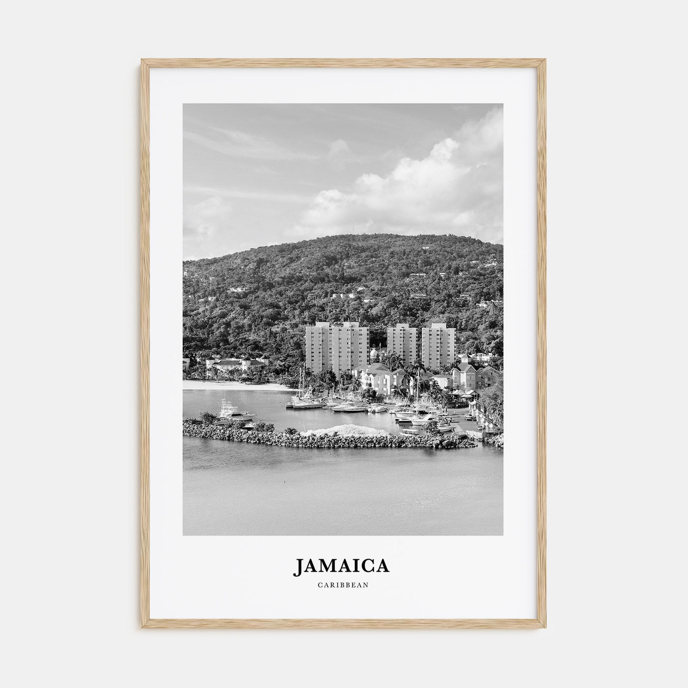 Jamaica Portrait B&W No 1 Poster