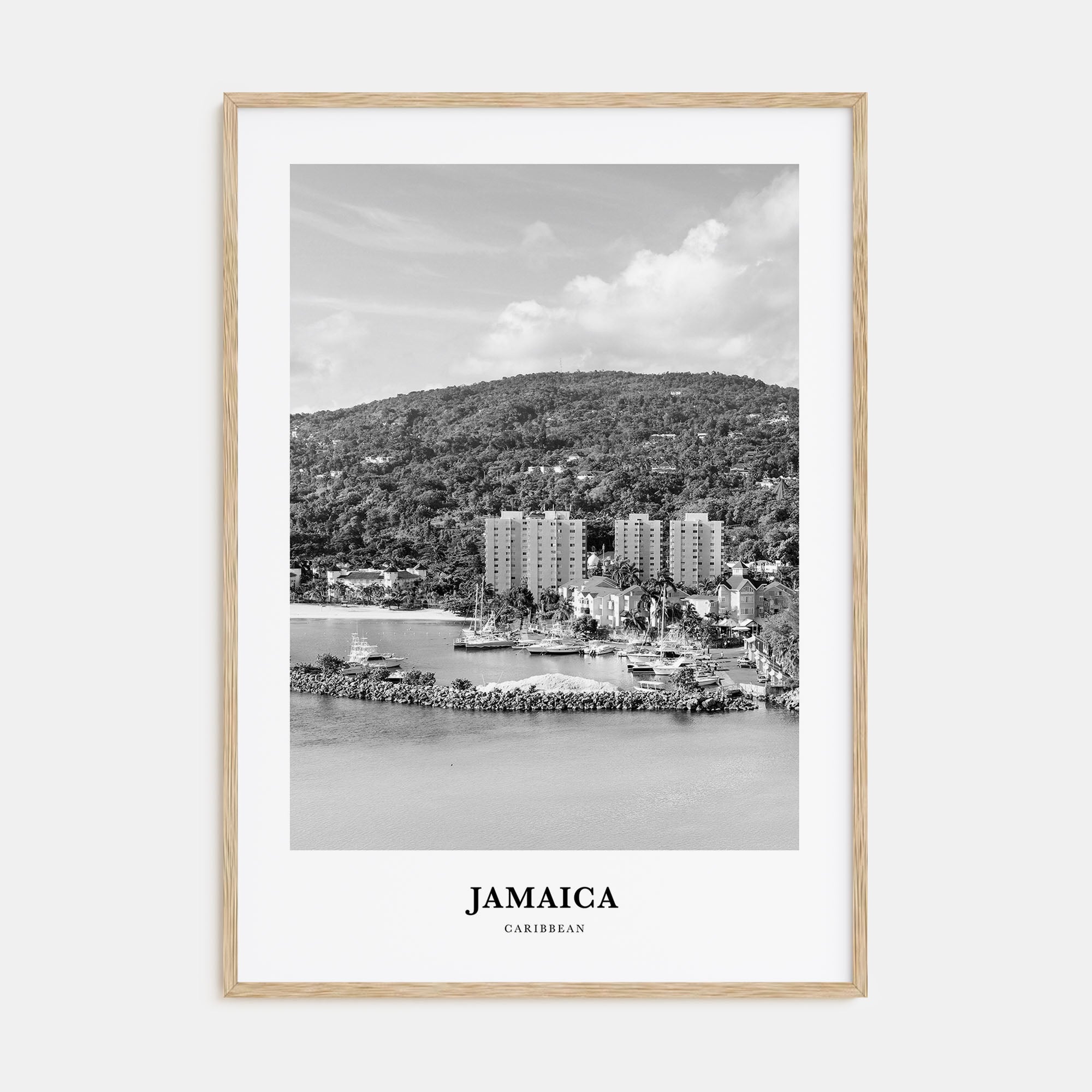 Jamaica Portrait B&W No 1 Poster
