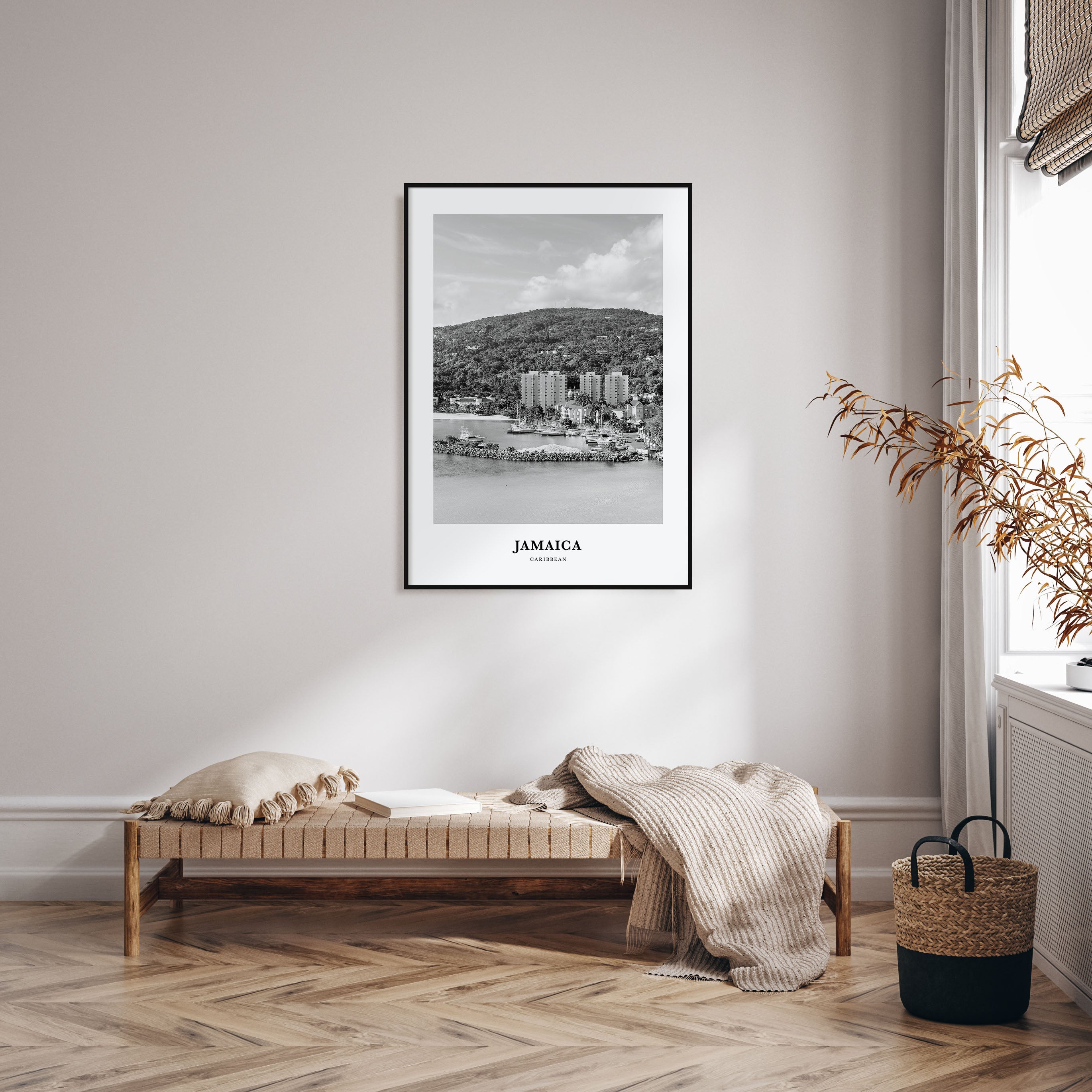 Jamaica Portrait B&W No 1 Poster