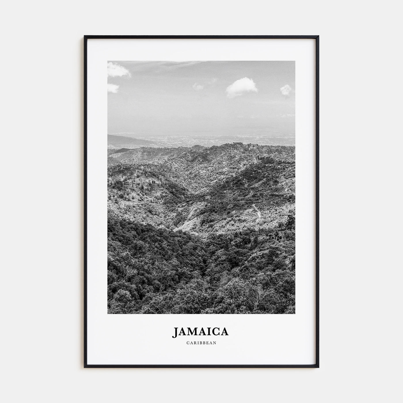 Jamaica Portrait B&W No 2 Poster