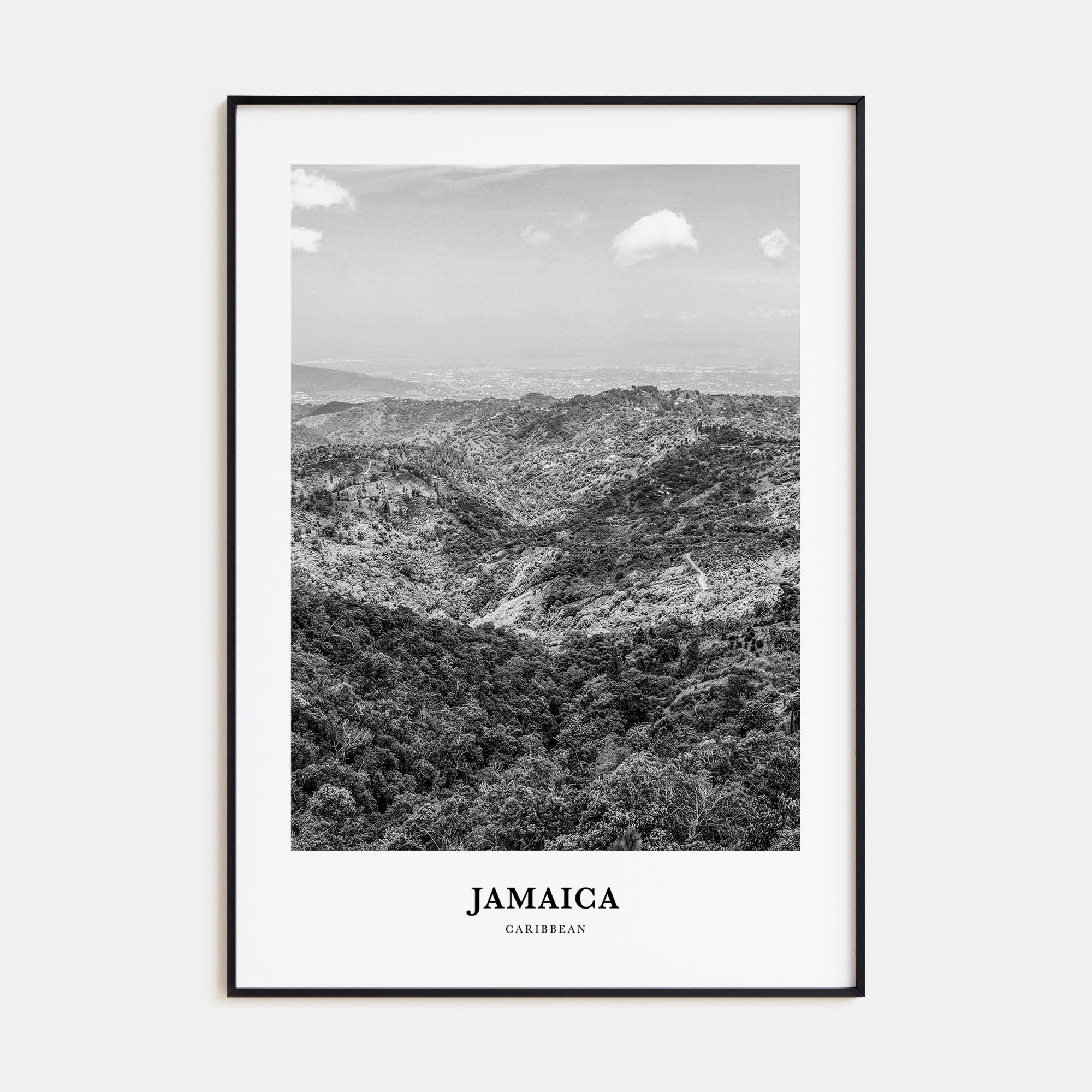 Jamaica Portrait B&W No 2 Poster