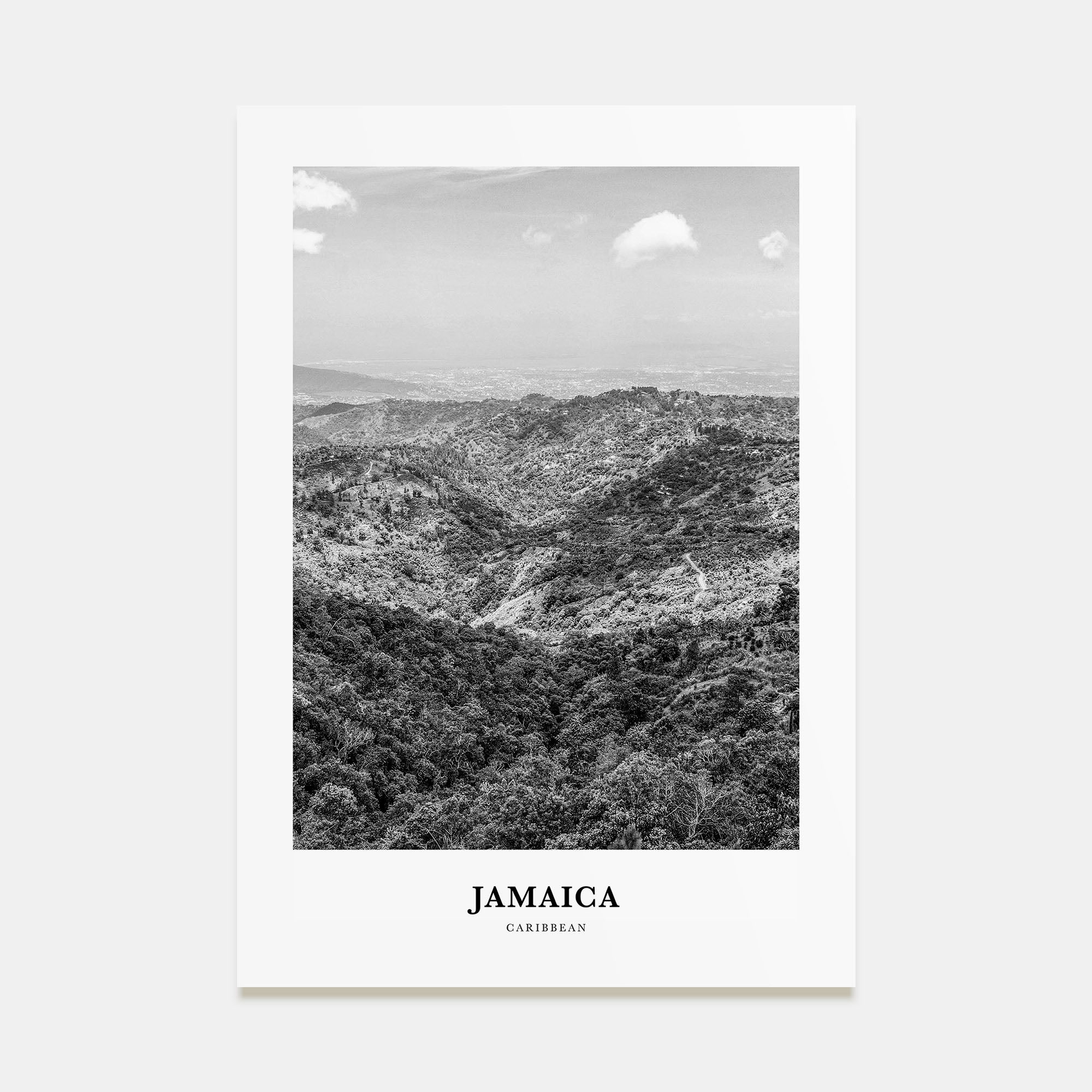 Jamaica Portrait B&W No 2 Poster