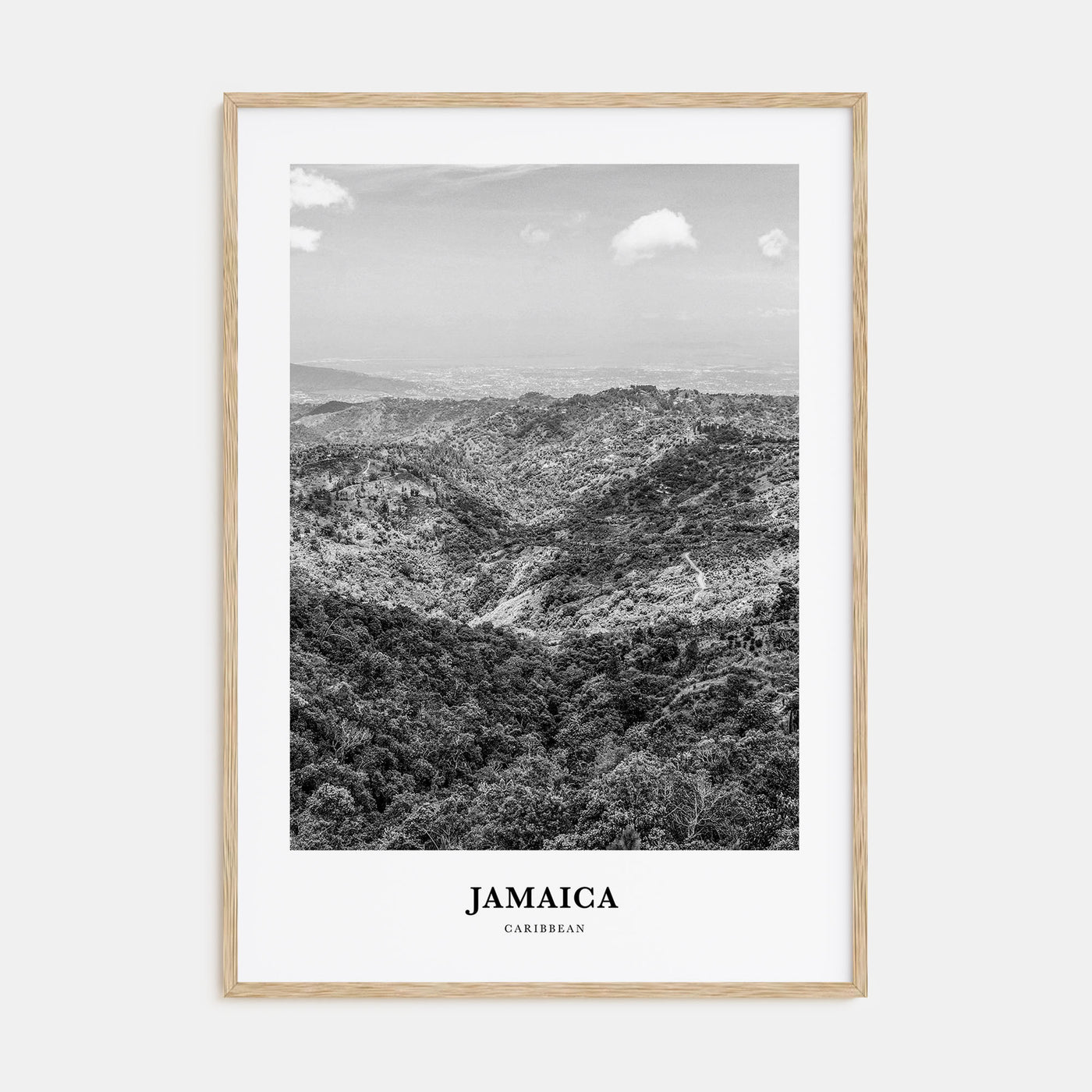 Jamaica Portrait B&W No 2 Poster