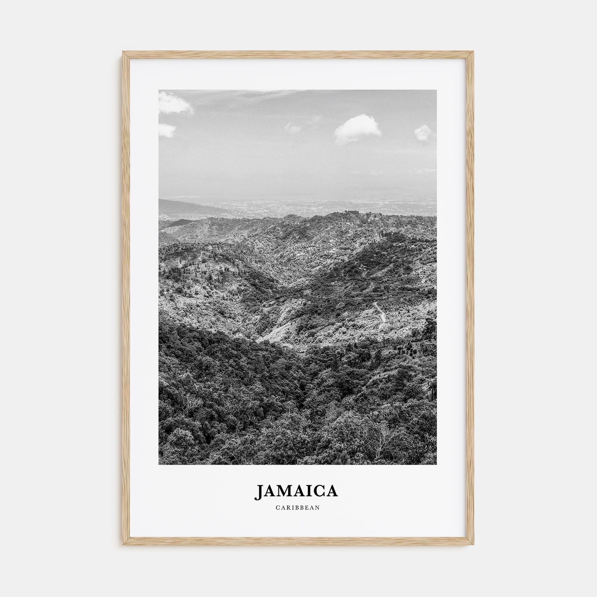 Jamaica Portrait B&W No 2 Poster