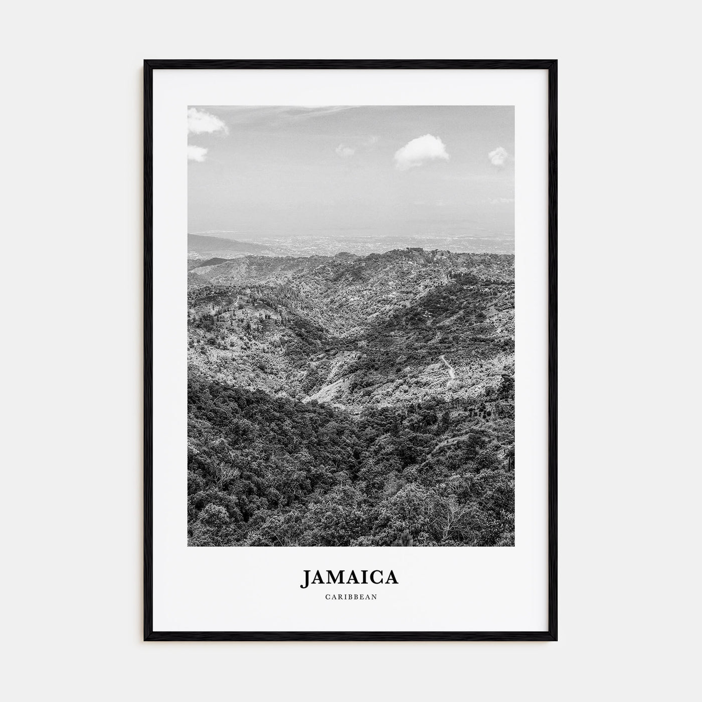 Jamaica Portrait B&W No 2 Poster