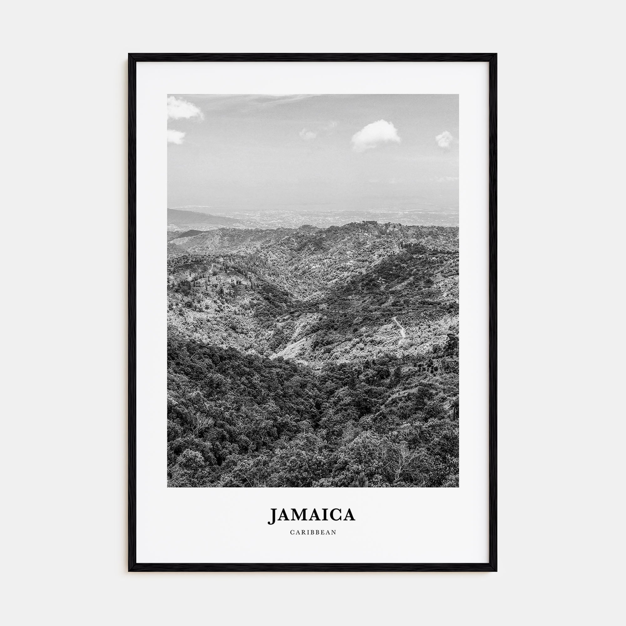 Jamaica Portrait B&W No 2 Poster