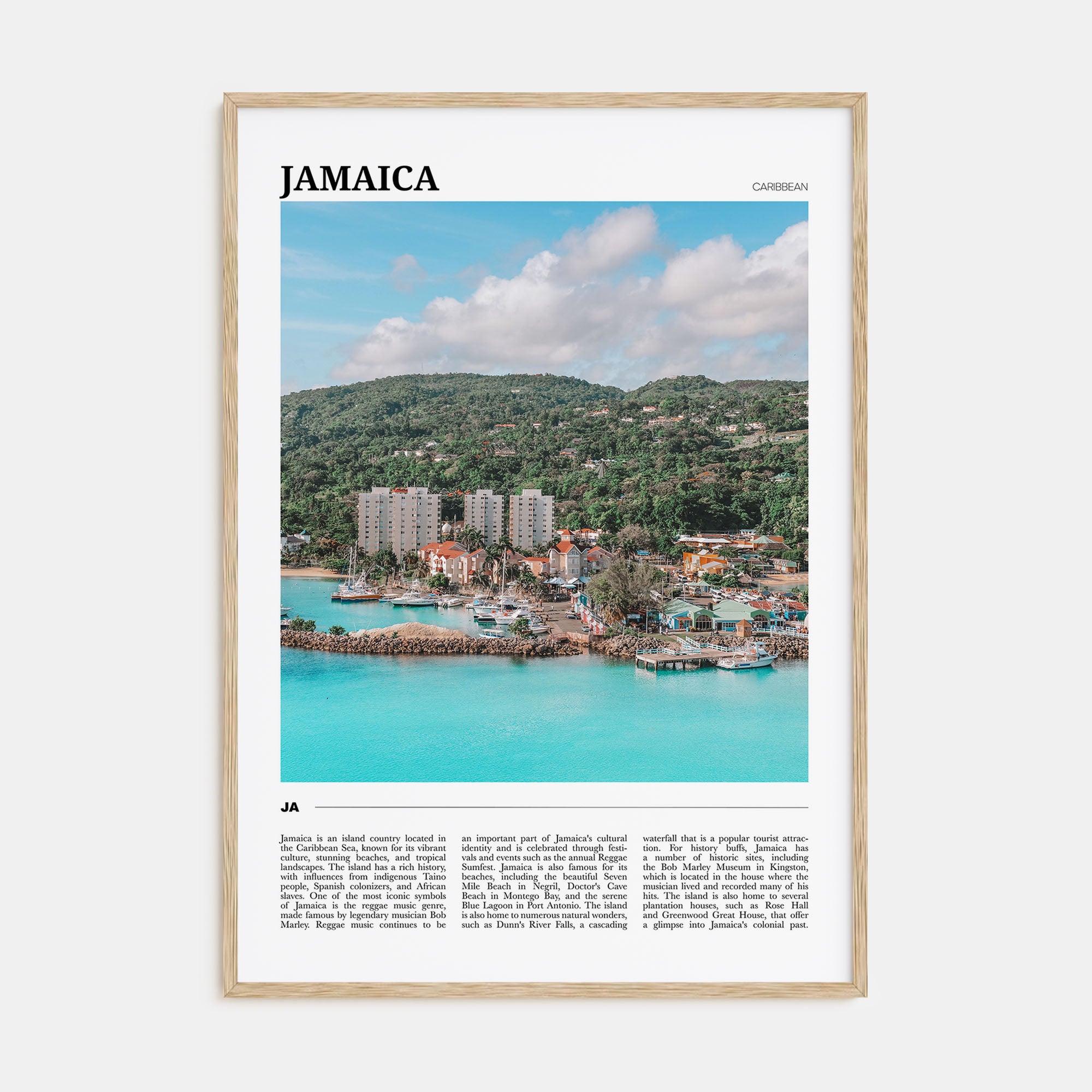 Jamaica Travel Color No 2 Poster