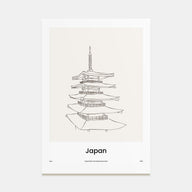Japan Drawn Poster