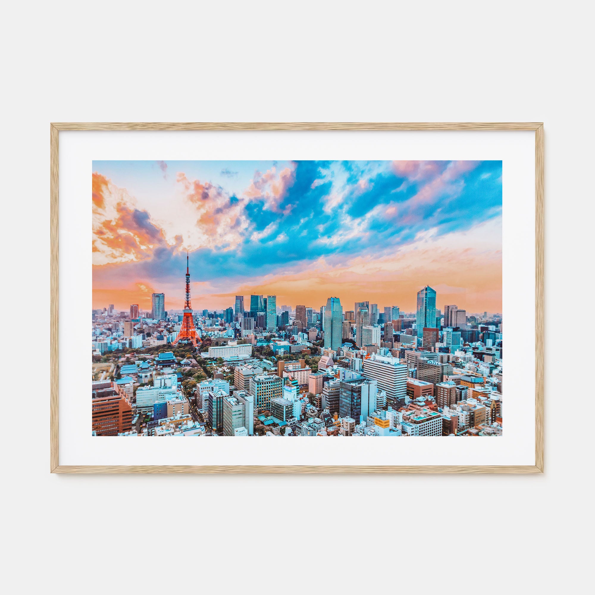 Japan Landscape Color Poster