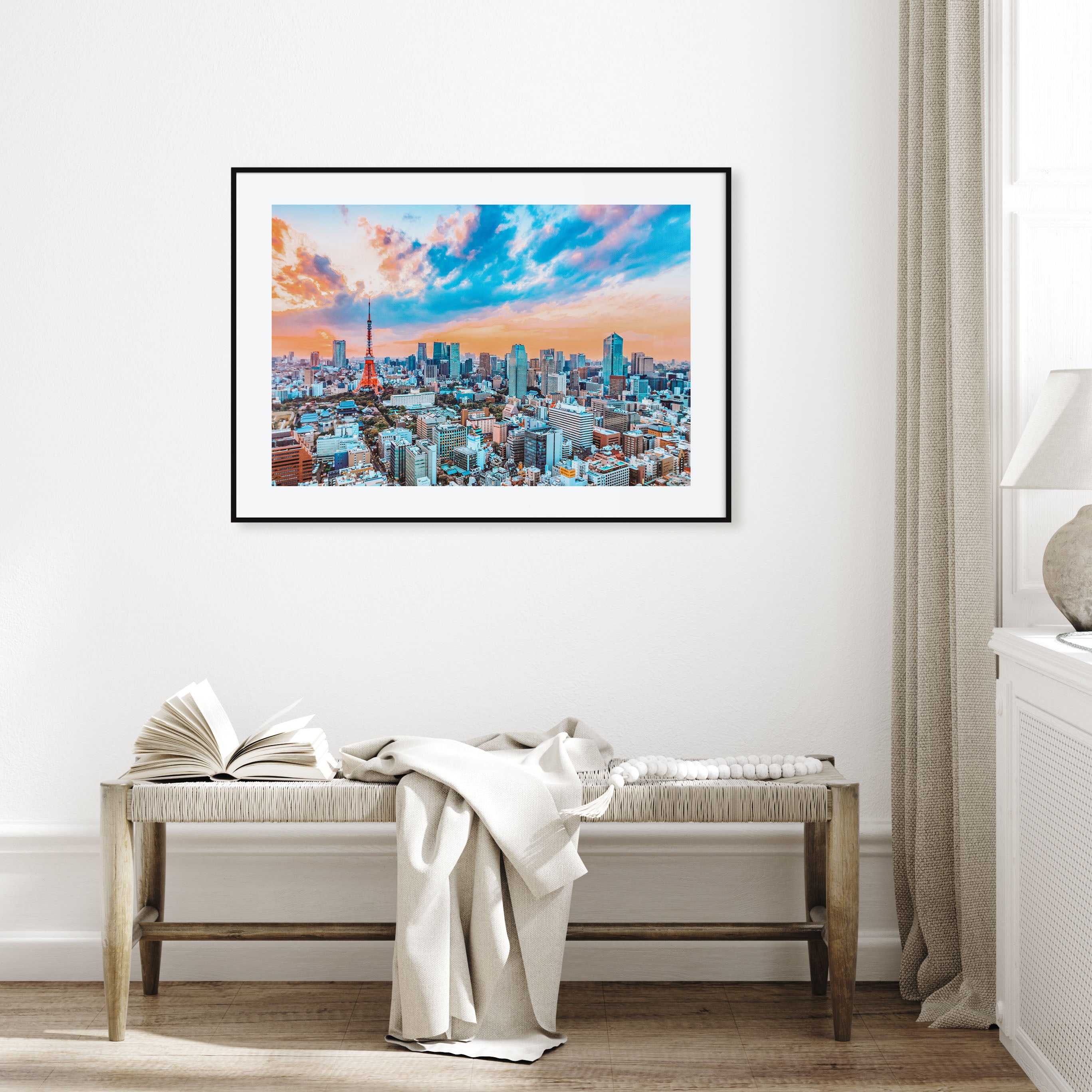 Japan Landscape Color Poster