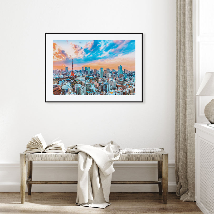 Japan Landscape Color Poster