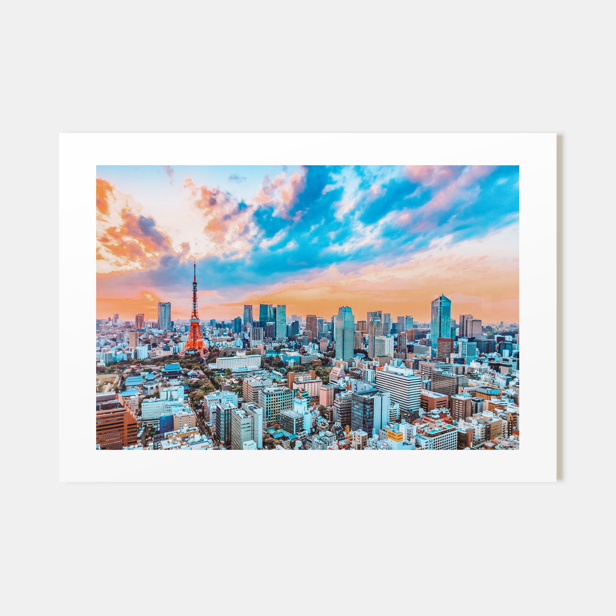 Japan Landscape Color Poster