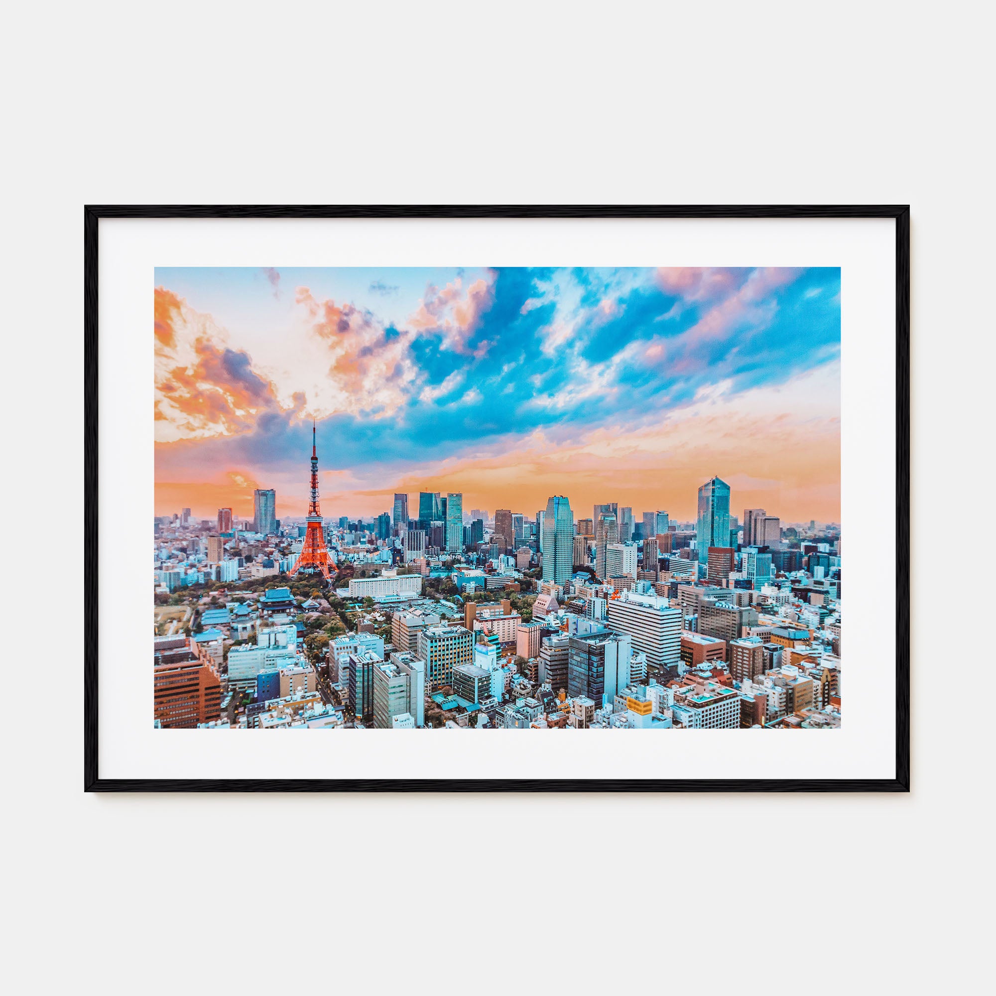 Japan Landscape Color Poster