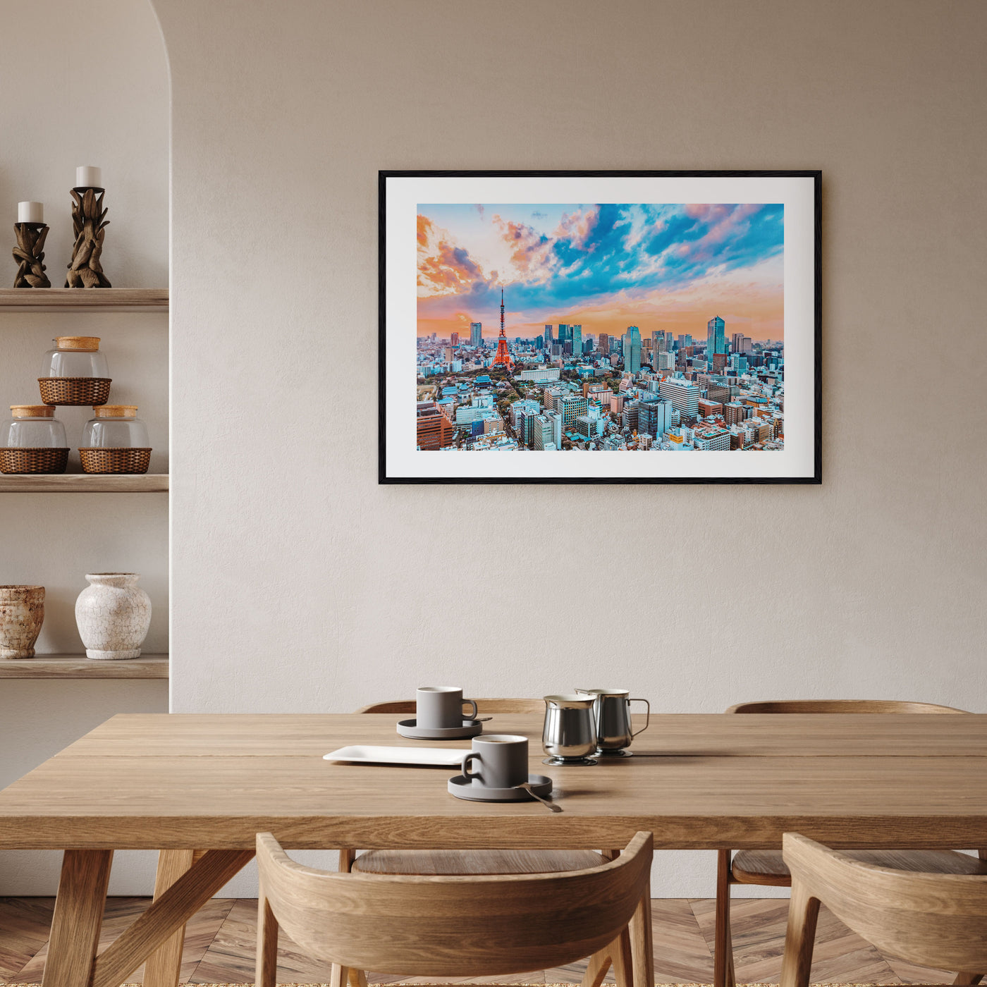 Japan Landscape Color Poster