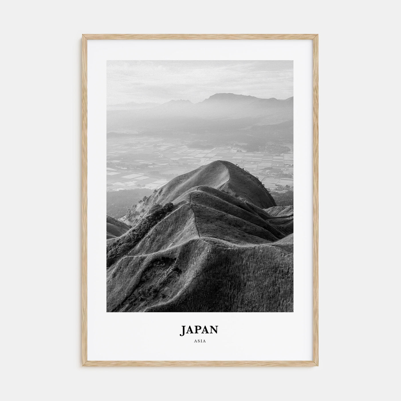Japan Portrait B&W No 1 Poster