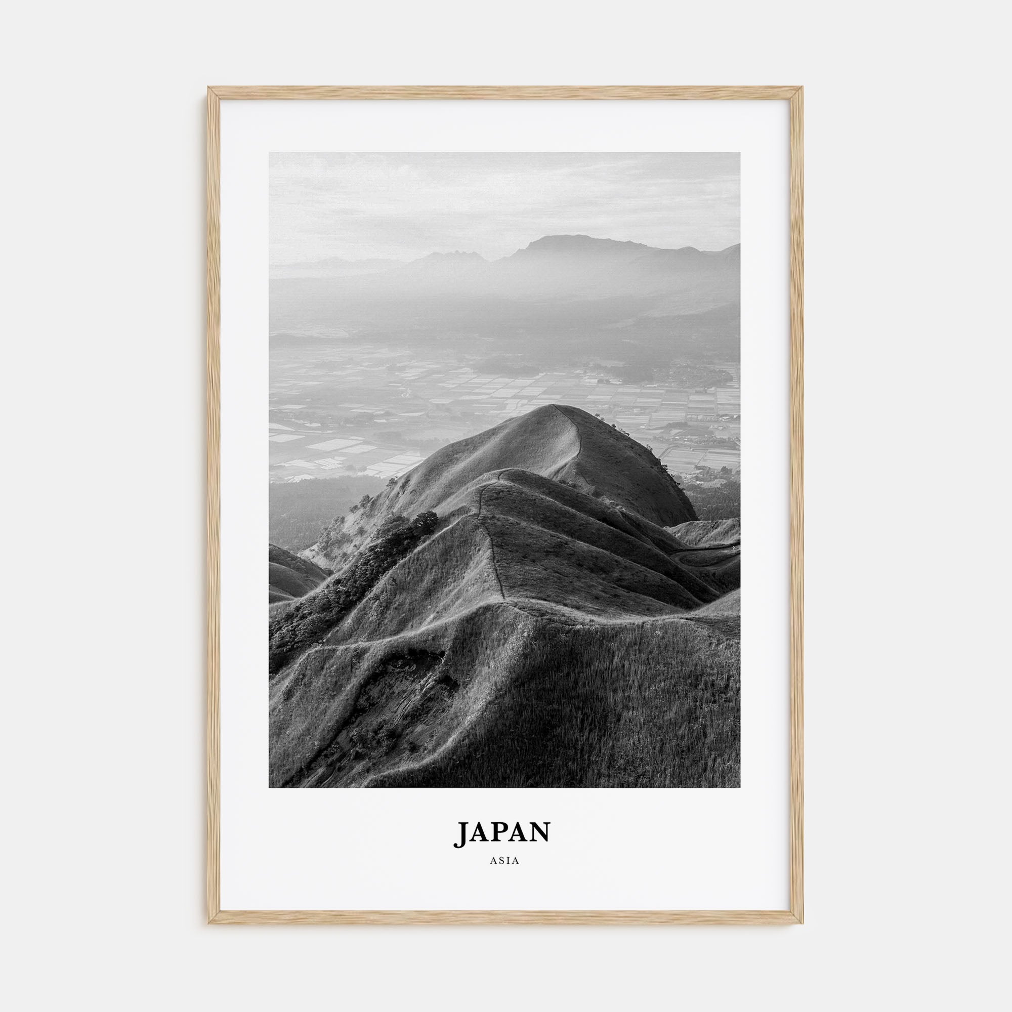 Japan Portrait B&W No 1 Poster