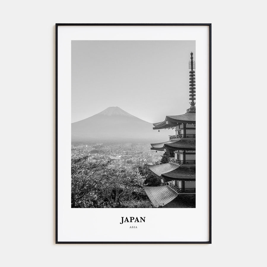 Japan Portrait B&W No 2 Poster