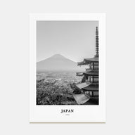 Japan Portrait B&W No 2 Poster