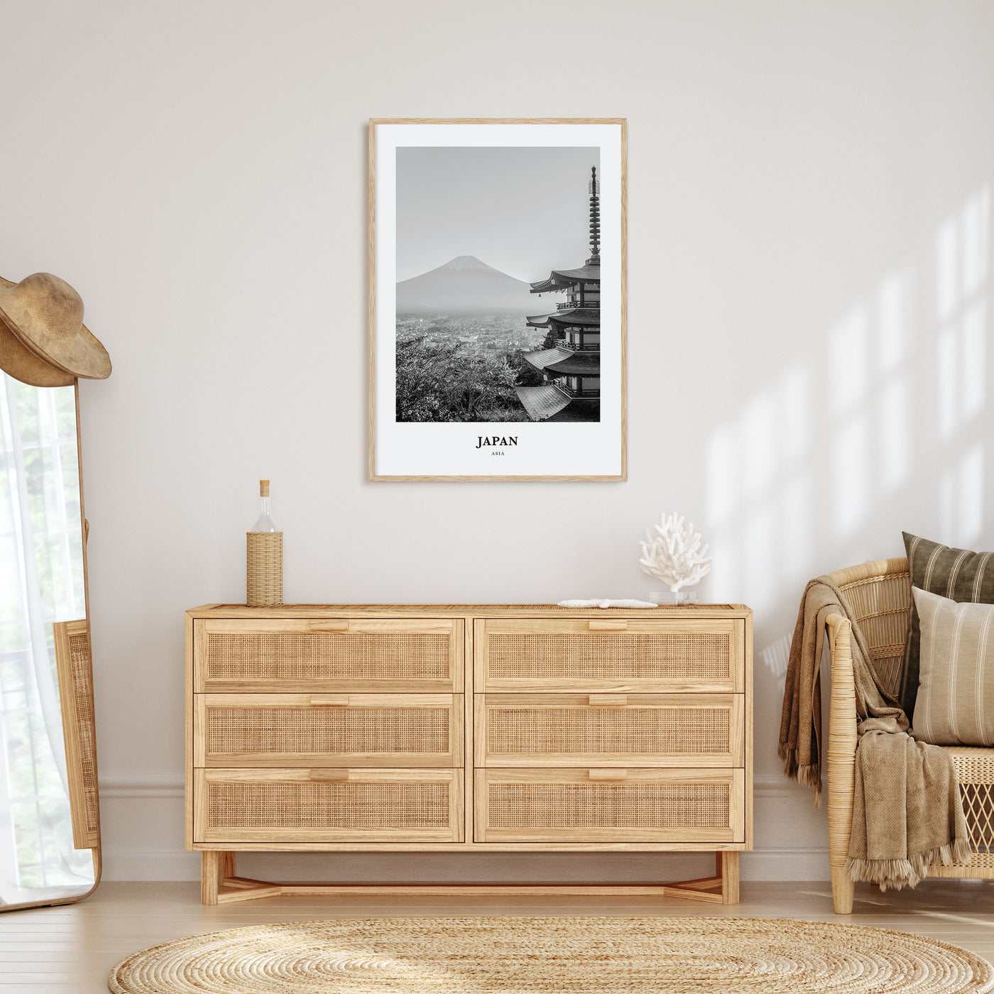 Japan Portrait B&W No 2 Poster