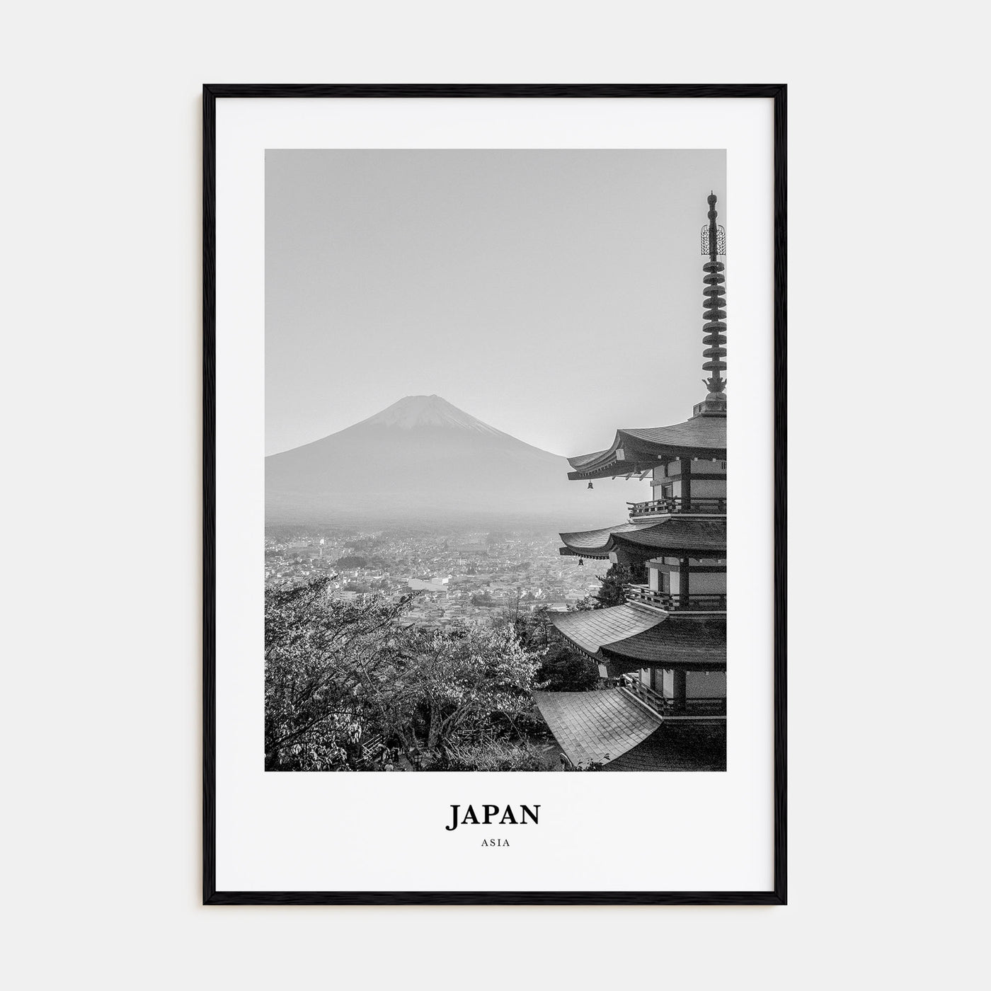 Japan Portrait B&W No 2 Poster