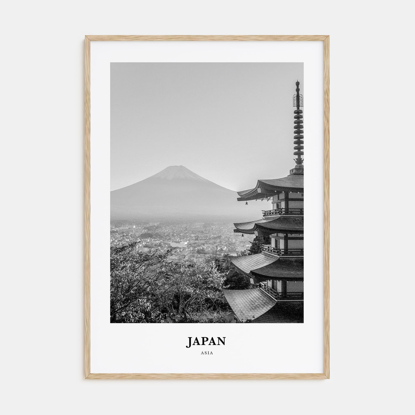 Japan Portrait B&W No 2 Poster
