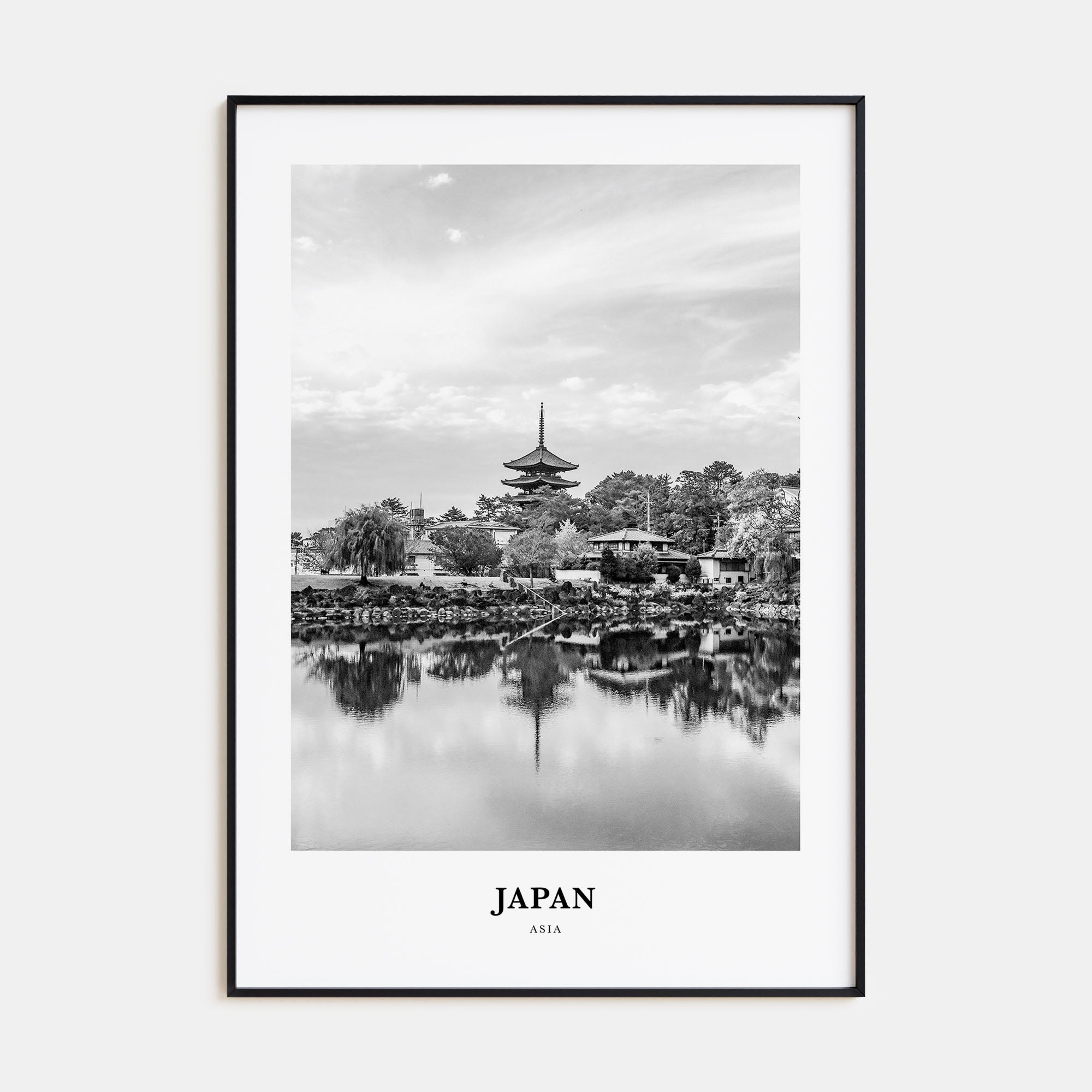 Japan Portrait B&W No 3 Poster