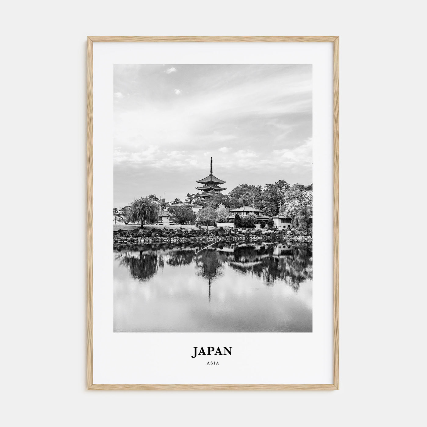 Japan Portrait B&W No 3 Poster