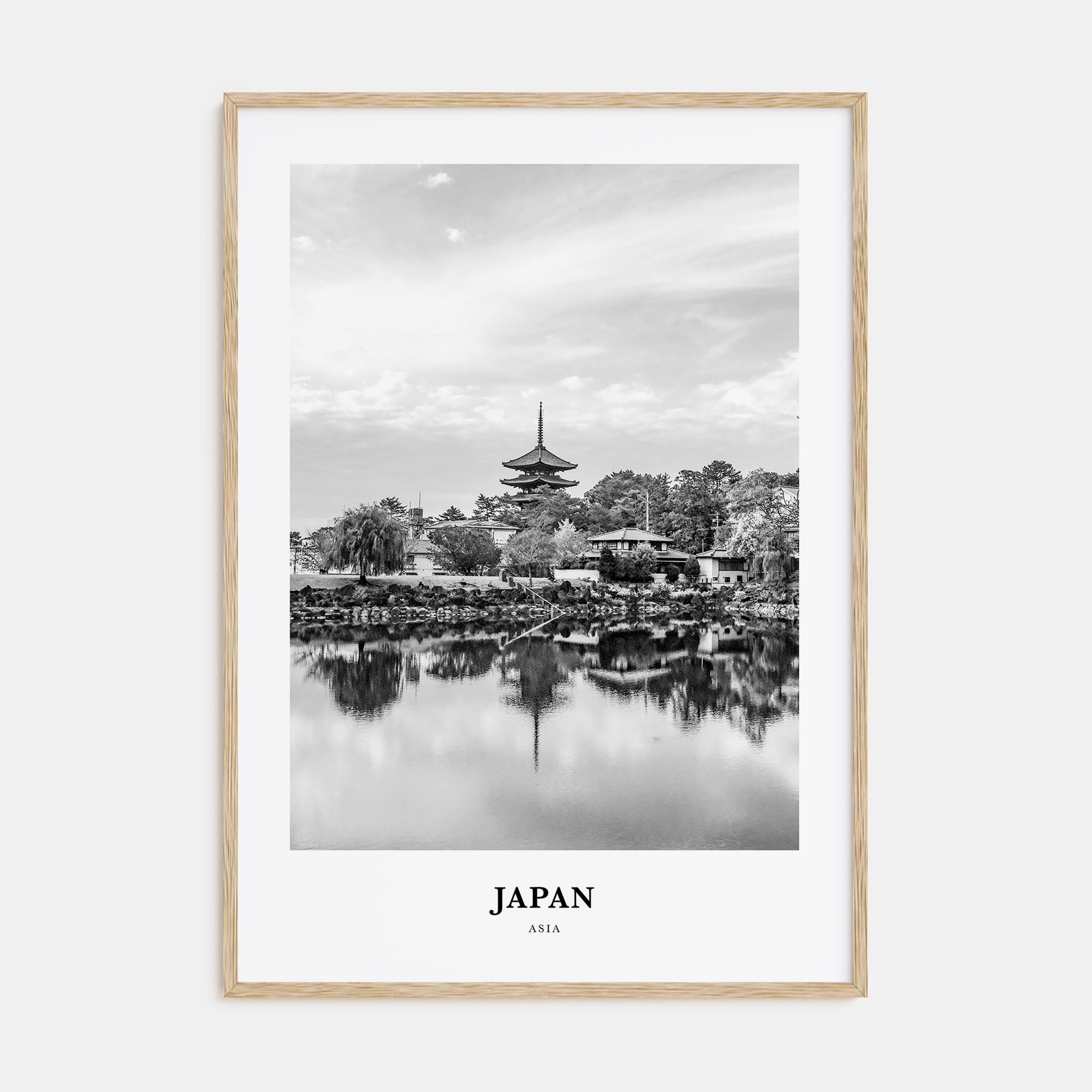Japan Portrait B&W No 3 Poster