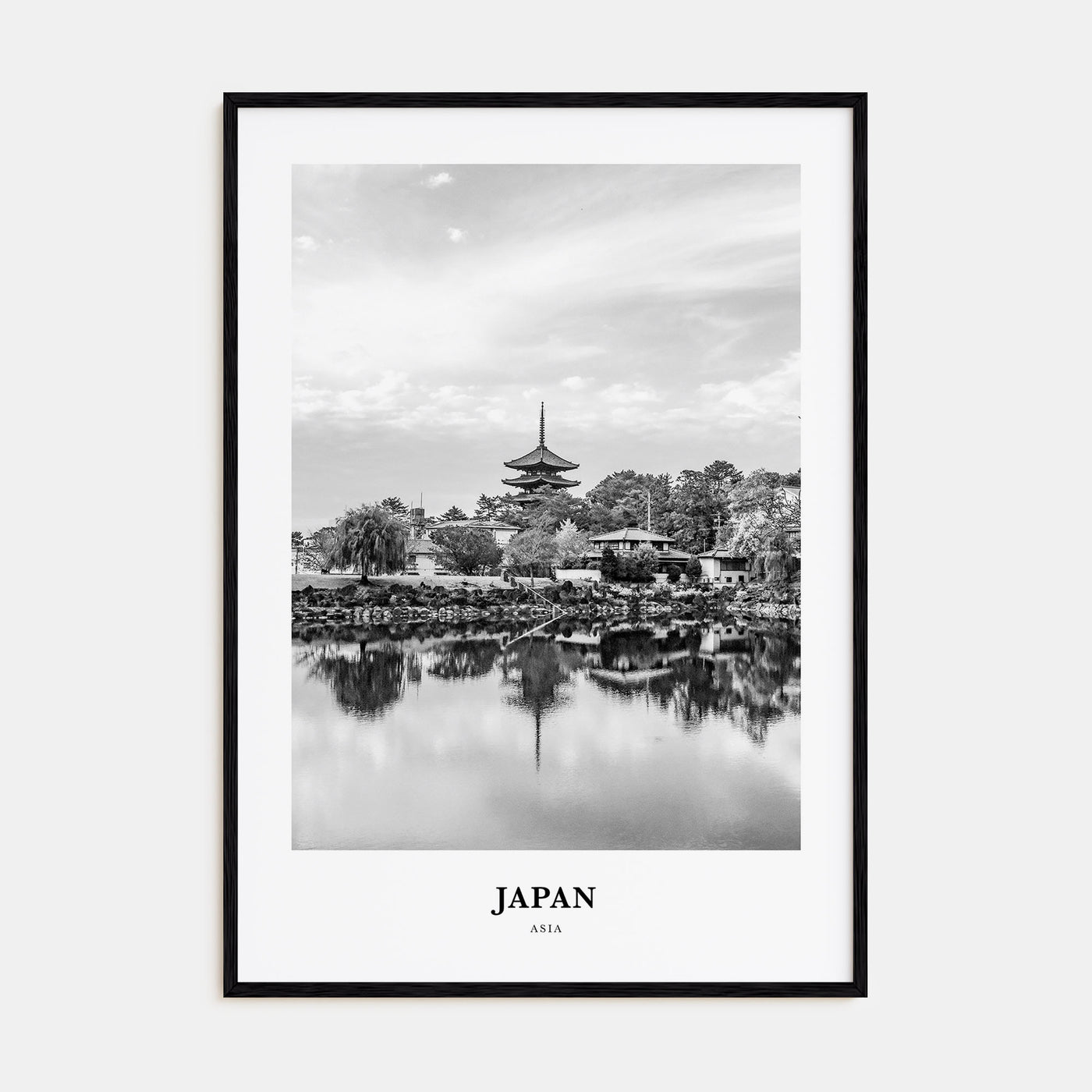 Japan Portrait B&W No 3 Poster