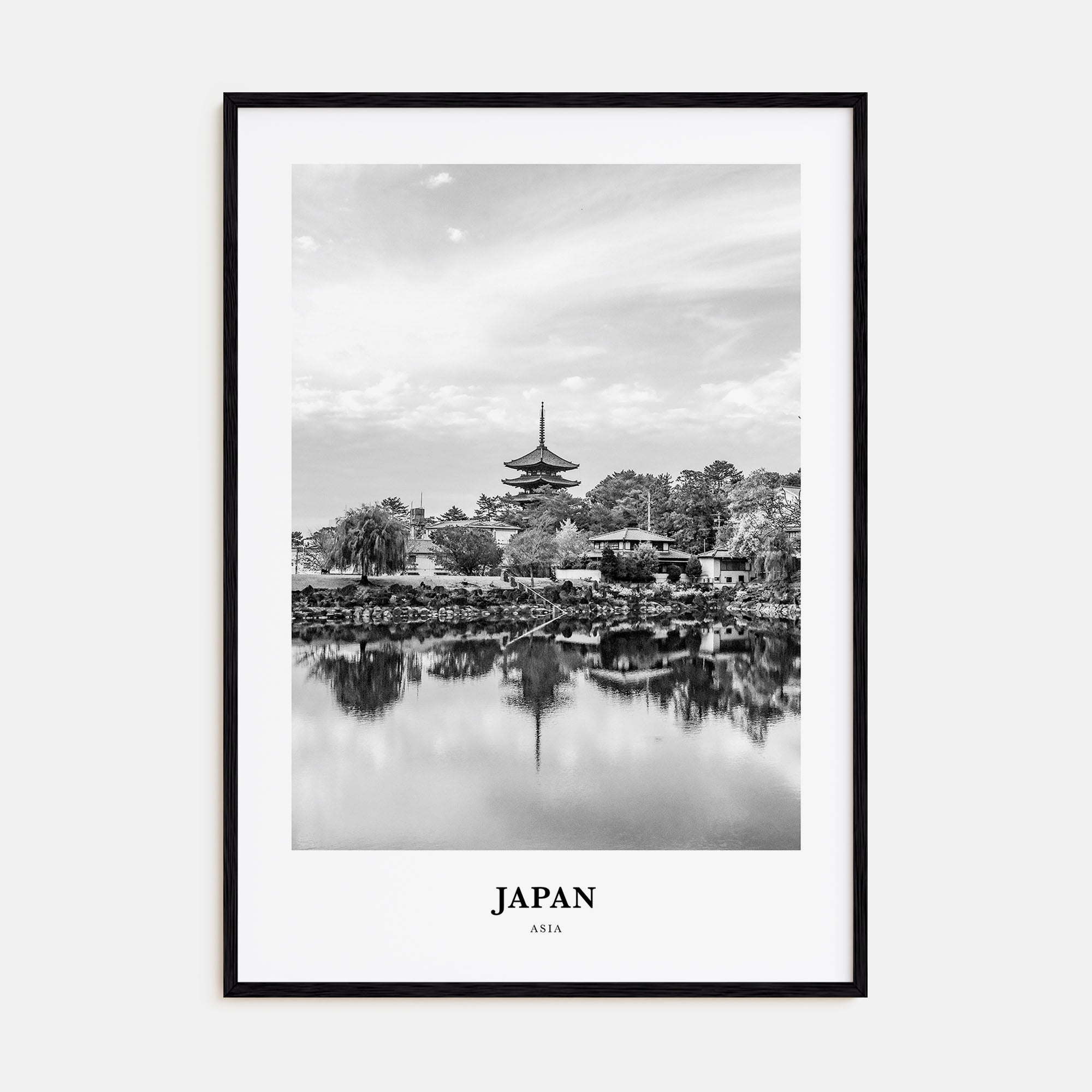 Japan Portrait B&W No 3 Poster