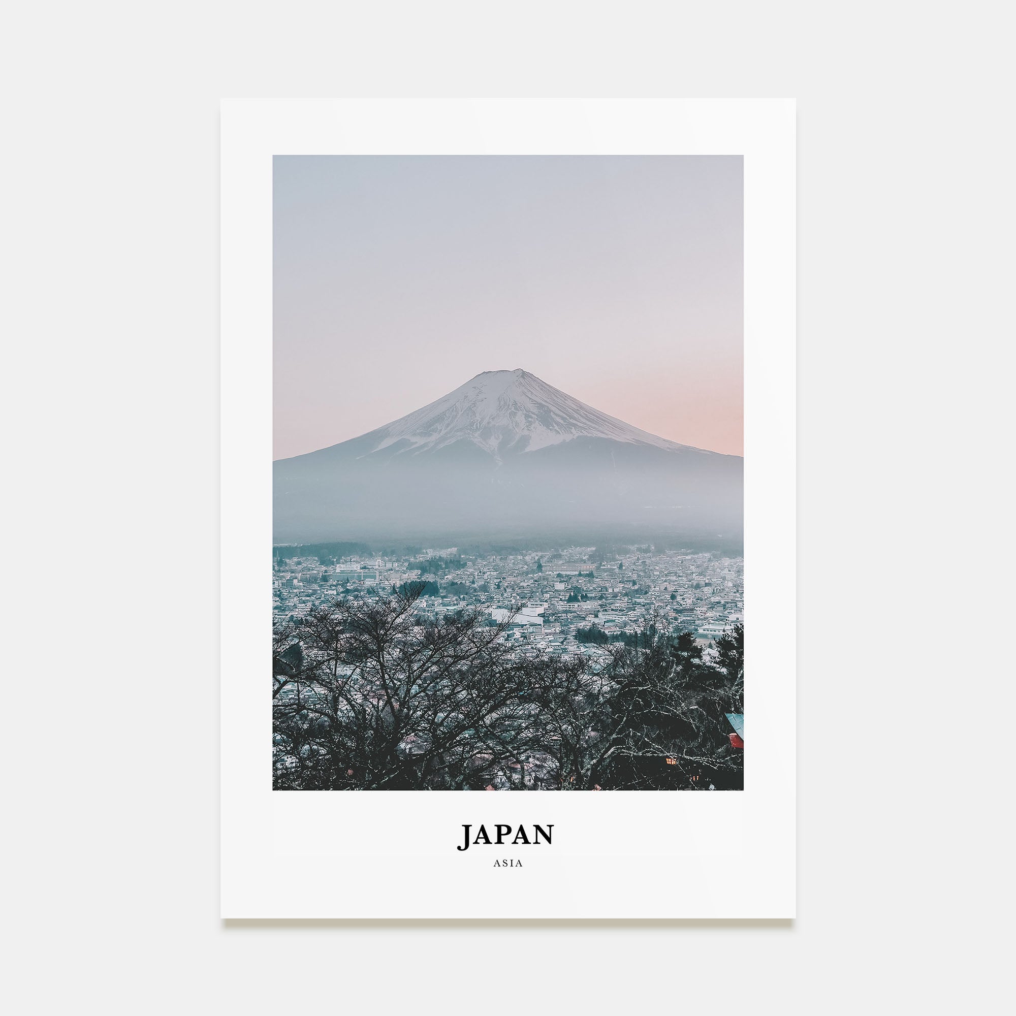 Japan Portrait Color Poster