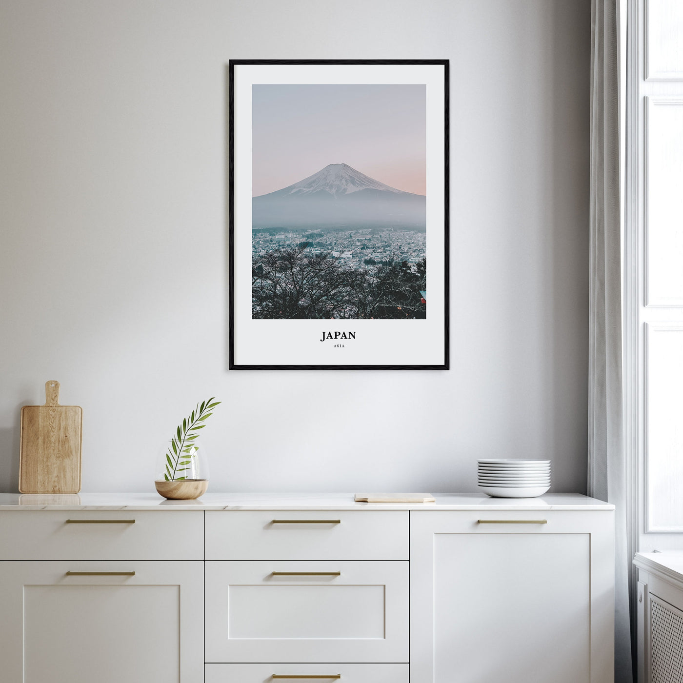 Japan Portrait Color Poster