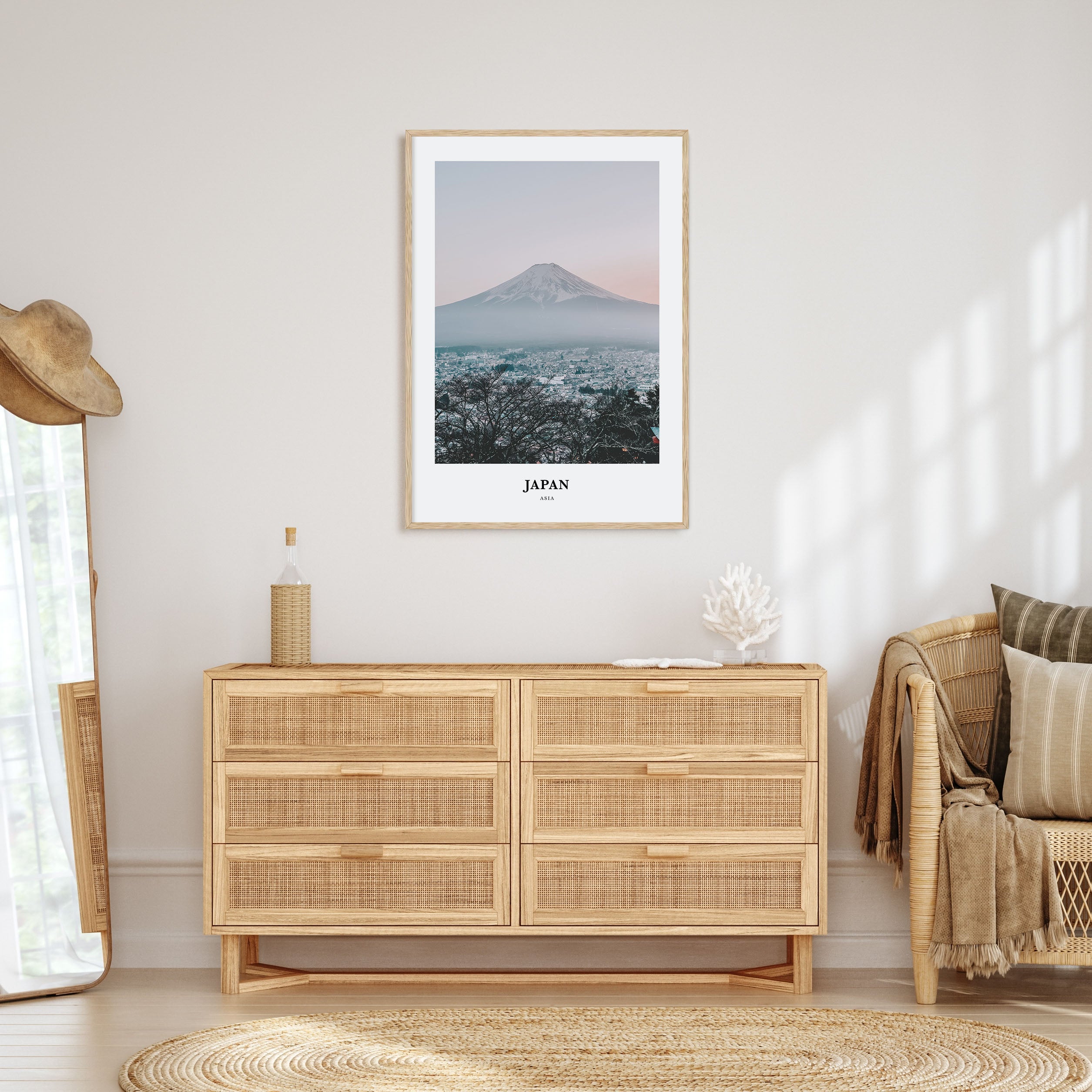 Japan Portrait Color Poster