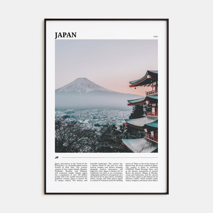 Japan Travel Color Poster