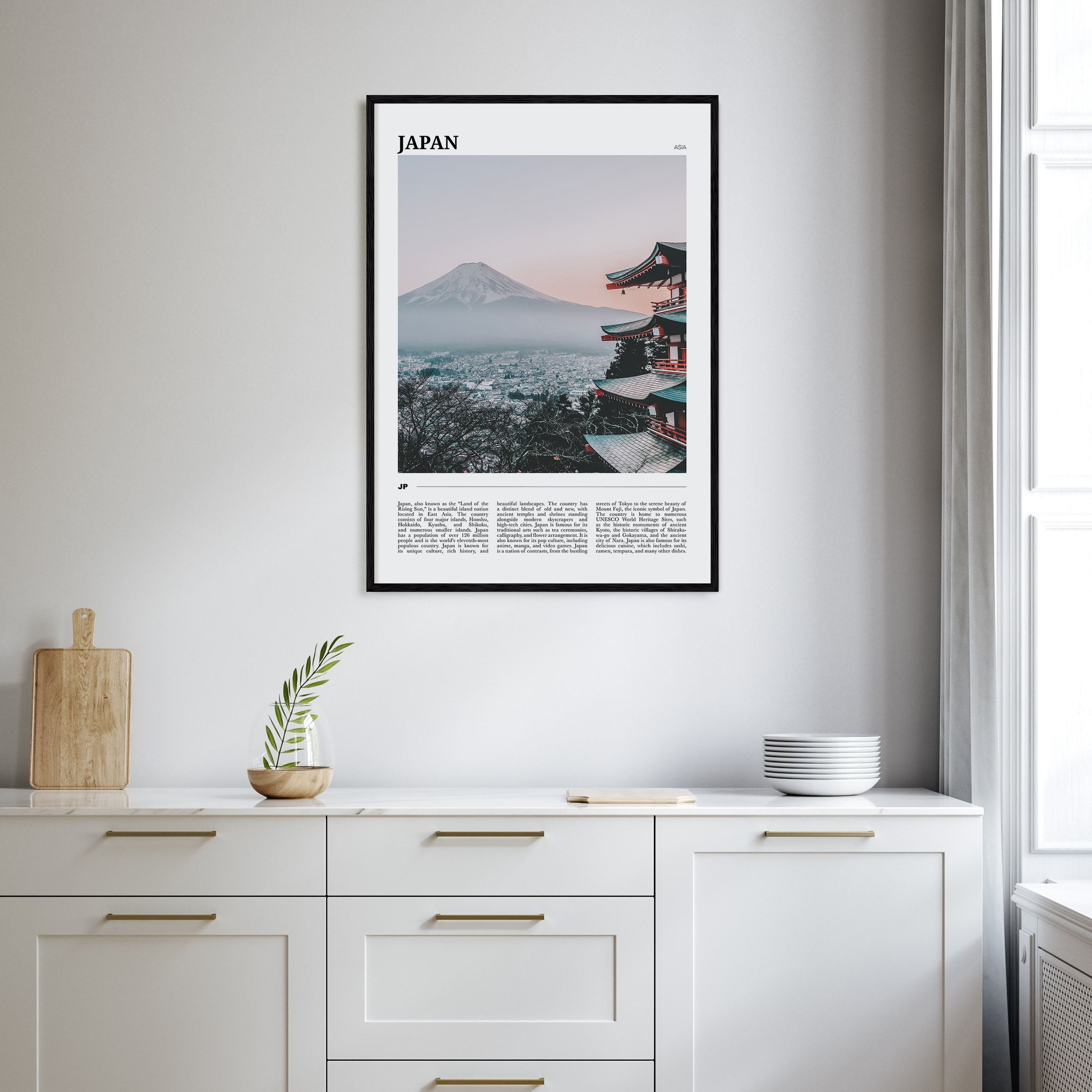 Japan Travel Color Poster