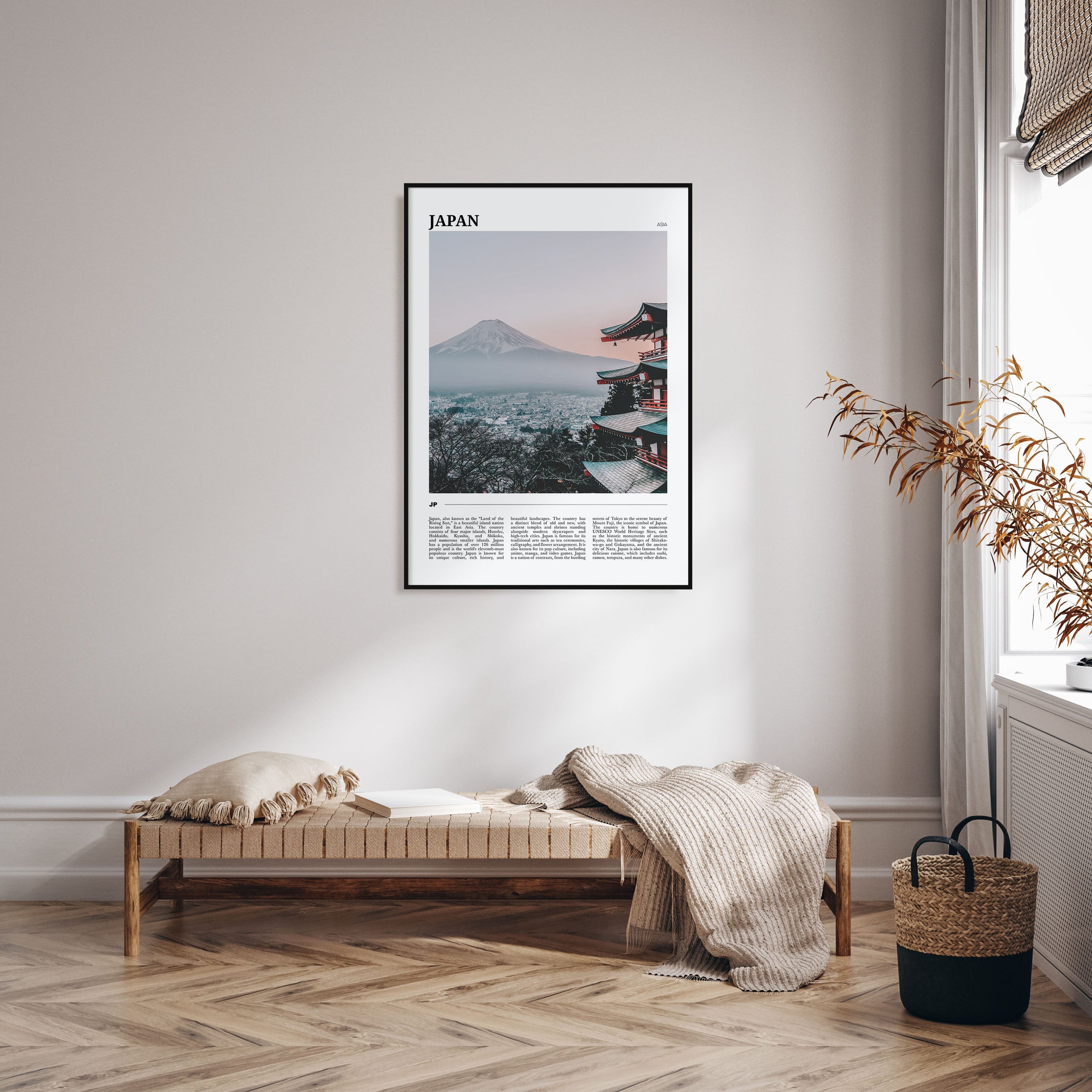 Japan Travel Color Poster