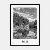 Jasper National Park Portrait B&W Poster