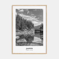Jasper National Park Portrait B&W Poster