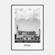 Jeddah Portrait B&W Poster