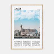 Jeddah Travel Color Poster