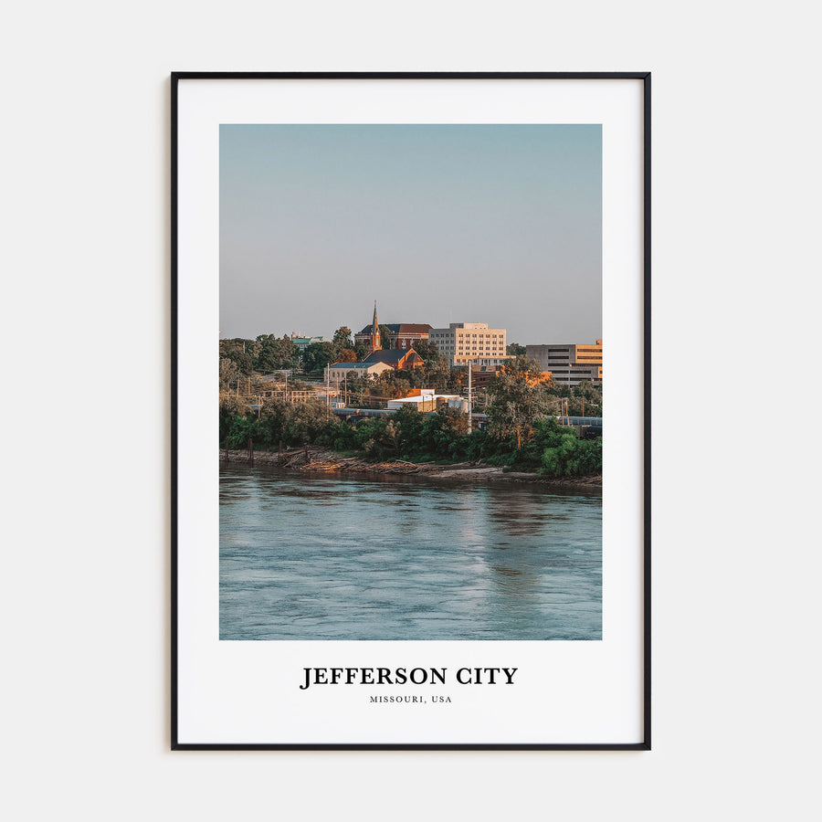 Jefferson City Portrait Color No 1 Poster